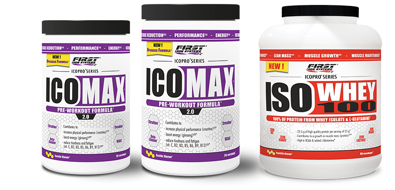 pack de 2 Icomax 2.0 et Iso Whey 100