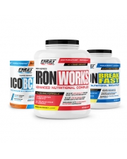 1 Iron Works 2200g + 1 Iron Breakfast 1200g + 1 Ico BCAA 300g