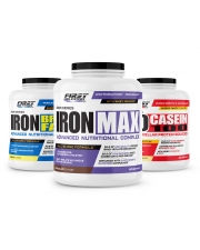 1 Iron Max 2800g + 1 Iron Breakfast 1200g + 1 Ico Casein 900g