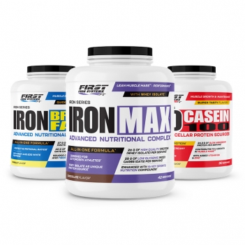 1 Iron Max 2800g + 1 Iron Breakfast 1200g + 1 Ico Casein 900g