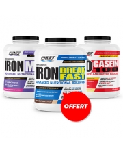 1 Iron Max 2800g + 1 Ico Casein 900g + 1 Iron Breakfast 1200g gratuit