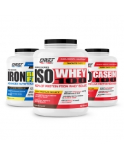 1 Iso Whey 2000g + 1 Iron Breakfast 1200g + 1 Ico Casein 900g