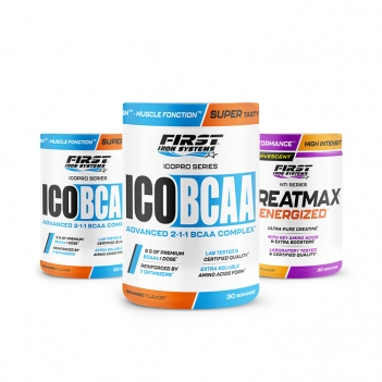 2 Ico BCAA 300g + 1 Creatmax Energized 450g