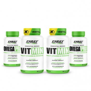 2 Vit Min 60 gélules + 2 Omega Pro 90 softgels