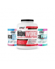 Iron Works 2200g + 1 ICO Pump N.O.XP 375g + 1 ICO BCAA 300g
