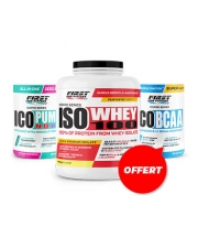 1 Iso Whey 2000g + 1 Ico Pump N.O.XP 375g + 1 Ico BCAA 300g GRATUIT