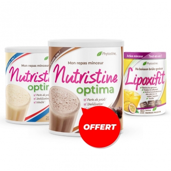 1 Nutristine 800g + 1 Lipoxifit 400g  + 1 Nutristine 800g gratuit