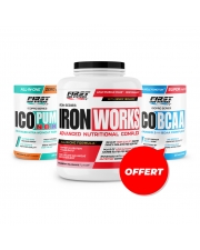 Iron Works 2200g + 1 ICO Pump N.O.XP 375g + 1 ICO BCAA 300g GRATUIT