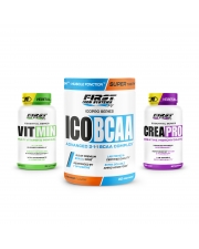 1 Ico BCAA 300g + 1 Vit Min 60 gélules + 1 Isotonic Energy 600g