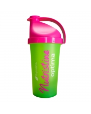 Shaker Nutristine Optima vert et rose 500ml