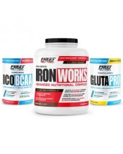 1 Iron Works 2200g + 1 Ico BCAA 300g + 1 Gluta Pro 300g