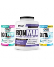 1 Iron Max 2800g + 1 Ico Pump N.O.XP 375g + 1 Gluta Pro 300g