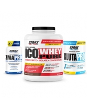 1 Ico Whey Pure 2000g + 1 ZMA Pro 60 gélules + 1 Gluta Pro 300g