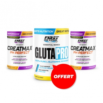2 Creatmax PH Perfect 450g + 1 Gluta Pro 300g gratuit