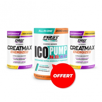 2 Creatmax Energized 450g + 1 Ico Pump NO X.P 375g gratuit