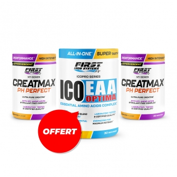 2 Creatmax Ph Perfect 450g + 1 Ico EAA Optima 330g gratuit