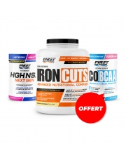1 Iron Cuts 2200g + 1 HGH NSX NEXT GEN 400g + 1 Ico BCAA 300g gratuit