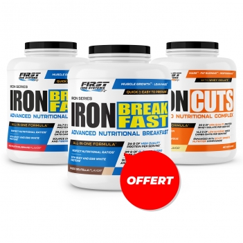 1 Iron Cuts 2200g + 1 Iron Breakfast 1200g + 1 Iron Breakfast 1200g gratuit