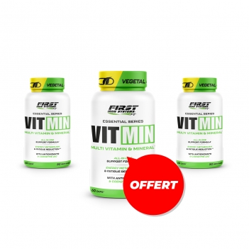 2 Vit Min 60 gélules +  1 Vit Min 60 gélules gratuit