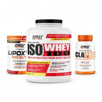 1 Lipoxyl 50X Elite 400g + 1 Iso Whey 100 2000g + 1 CLA Pro 90 softgels