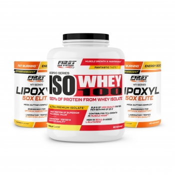 1 Iso Whey 100 2000g + 2 Lipoxyl 50X Elite 400g