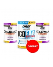 2 Creatmax Energized 450g + 1 Ico EAA Optima 330g GRATUIT