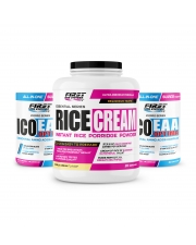 Prise de masse sèche : 1 Rice Cream 1000g + 2 Ico EAA Optima 330g