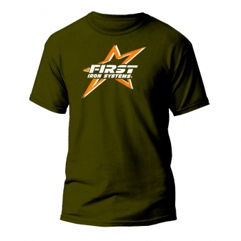 T-shirt First Iron Systems kaki