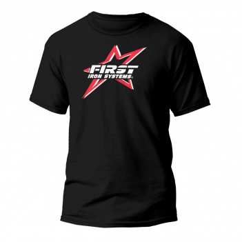 T-shirt First Iron Systems noir