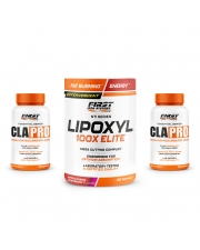 Sèche & Définition Musculaire : 1 Lipoxyl 100X Elite 400g + 2 CLA Pro 90 Softgels