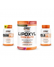 Sèche & Définition Musculaire : 1 Lipoxyl 100x elite 400g + 1 CLA Pro 90 softgels + 1 Carn Pro 60 gélules 
