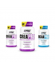 Performance Sportive : 2 Crea Pro 120 gélules + 1 BCAA Pro 2.0 180 gélules