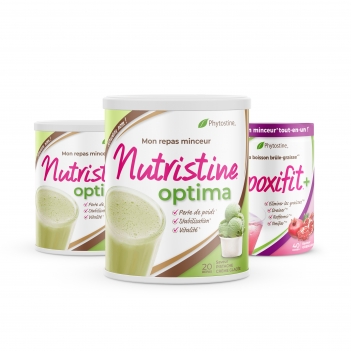 Perte de poids : 2 Nutristine 800g + 1 Lipoxifit + 400g