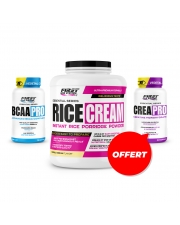 Performance Sportive : 1 BCAA Pro 2.0 180 gélules + 1 Rice Cream 1000g + 1 Crea Pro 120 gélules gratuit