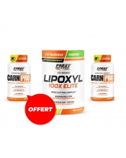 Sèche & Définition Musculaire : 1 Lipoxyl 100X Elite 400g + 1 Carn Pro 60 gélules + 1 Carn Pro 60 gélule gratuit