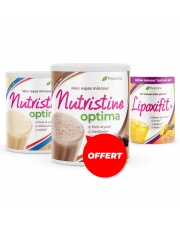 Perte de poids : 1 Nutristine 800g + 1 Lipoxifit + 400g  + 1 Nutristine 800g gratuit
