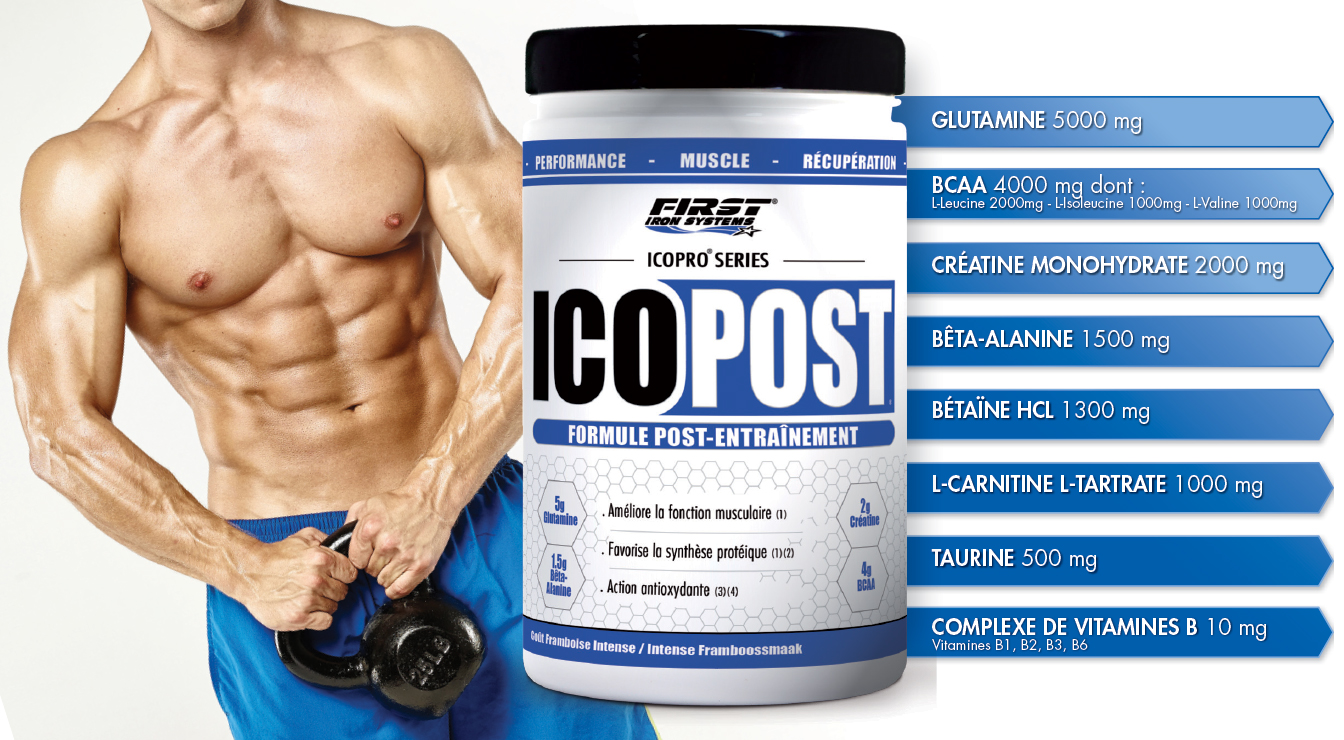 avec icopost Le guide le la supplémentation post-entrainement